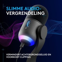 Logitech G Yeti GX Microphone - Supercardioid Black - Premium Sound Quality for Gamers and Creators